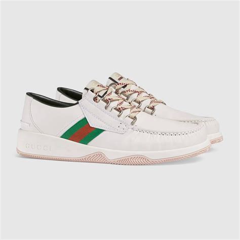 scarpa gucci con scritta laterale|farfetch gucci donna.